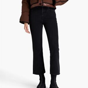Ganni Black Boot Cut Jeans